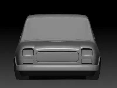 Fiat 127  scale 1-160 3D print model