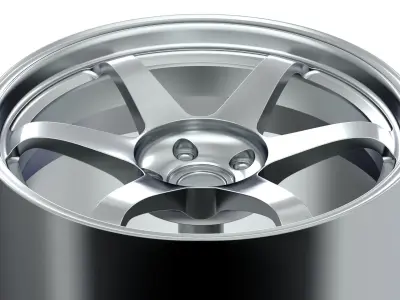 Volk Rays TE37 SL 1-24 Scale 3D print model