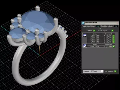 ring woman  3D print model 102