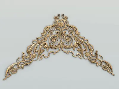 Corner decor 022  3D model
