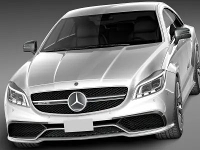 Mercedes-Benz CLS63 AMG 2015 3D model