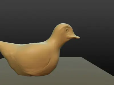 toy duck Free 3D model