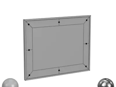 Blanc Mirror Sophia Home 3D model