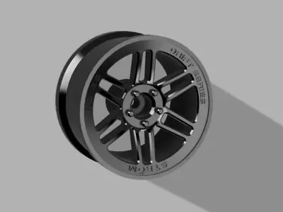 1 10 Scale Strom DS-25 Wheels For RC Car 3D print model
