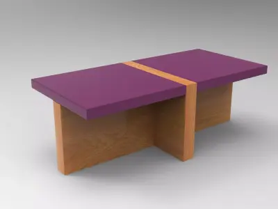 Pirlo Coffee Table Low-poly 3D model
