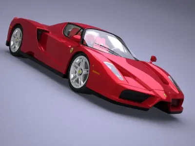 Ferrari Enzo model in Lightwave 3D 3D model