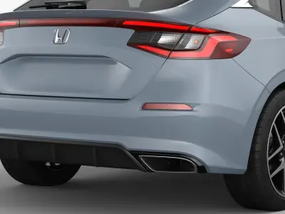 Honda Civic Hatchback 2022 3D model
