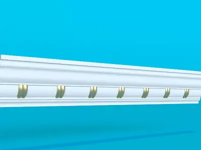 Decorative Mouldings 15 Product Low-poly 3D model