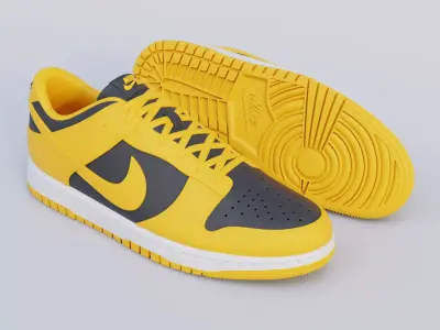 Nike Dunk Low  3D Printable Sneaker Model 3D print model