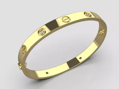 love bracelet cod28 3D print model
