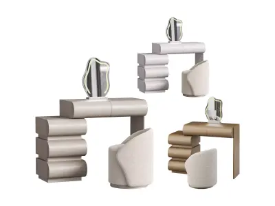 Dressing table 01 3D model