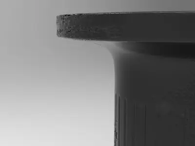 Colon Table Low-poly 3D model