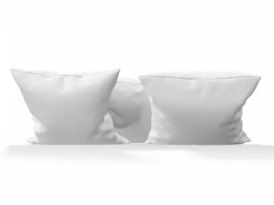 Solid Pillows - set of 3 3D model