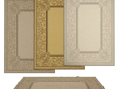 Rugs No 10 Low-poly 3D model