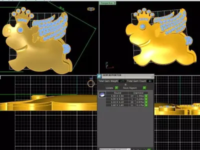 Pig Pendant  3D print model