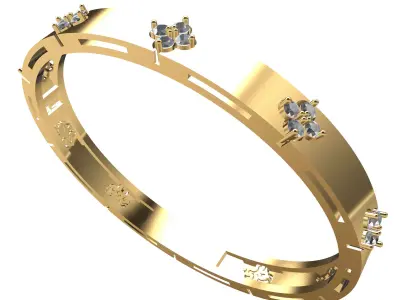 NEW MORDERN BAND STYLE BRESLET  3D print model