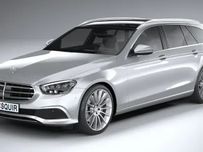 Mercedes E-Class Estate 2021 3D model