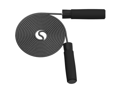 rope skipping Low-poly 3D model