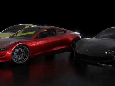 Tesla Roadster 2020 3D model