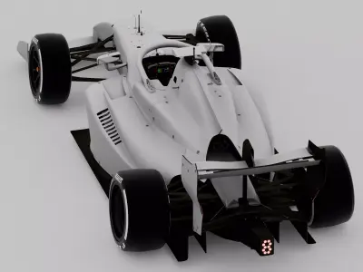 FIA F3 2025 Low-poly 3D model