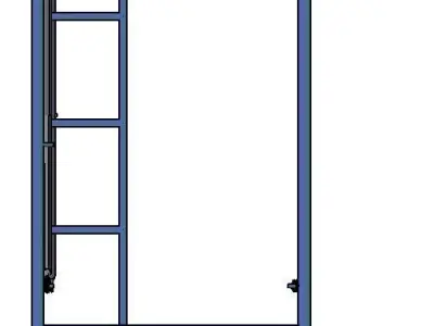 straddle scaffold 3D model
