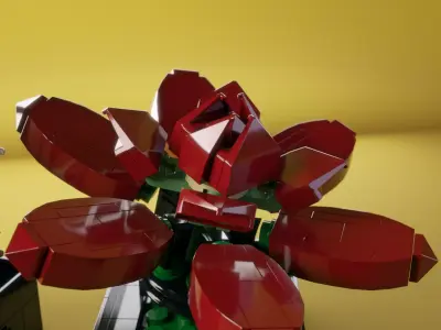 Lego Succulents 3D model