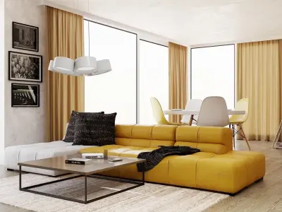 Interior scene in native blend file by-VIZFROMBLENDER 3D model