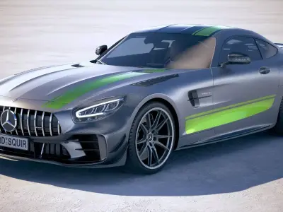 Mercedes AMG GT-R PRO 2020 VRAY 3D model