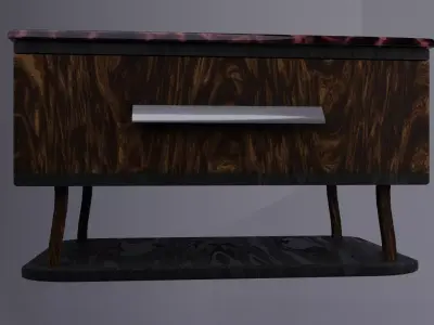 Fancy table Free 3D model