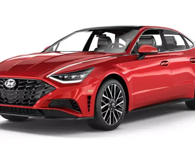 Hyundai Sonata 2021 3D model