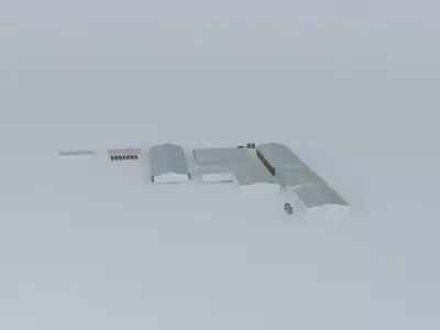 P26O and IPS Logistics Warehouses Free 3D model