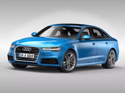 Audi A6 2017 3D model