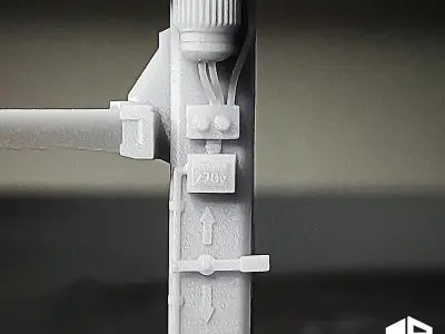 Automotive Lift 164 Scale - Includes Pre-Supported - For Diorama 3D print model