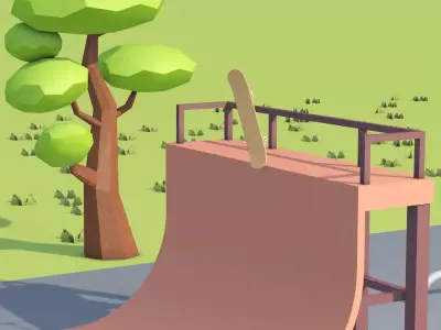 Skateboard Park 3D model