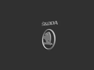 Skoda Logo 3D print model