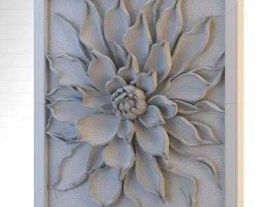 3D Wall Sculptures 02 3D model