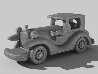 Toy car 3D model