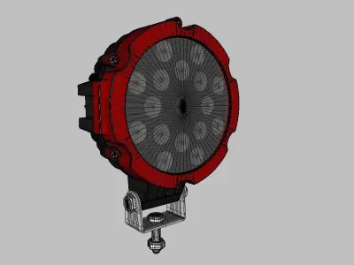 Faro de led 51w tipo ARB  3D model