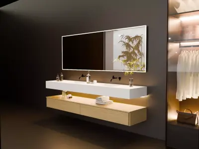 Modern Holiday Villa blender 3d  Low-poly 3D model