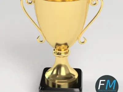 Trophy cup 1 3D model