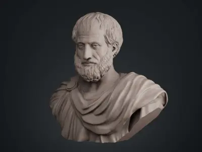 Aristotle Bust 3D print model