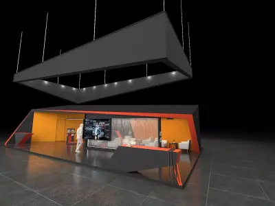 STAND DESIGN 16Mx8M 3D model