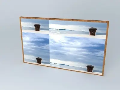 QUADROCOMPAREDE ABSTRACT 01 Free 3D model