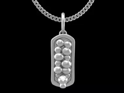 Cute pendant charms - one inch pendant 3D print model