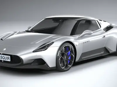 Maserati MC20 2021 LowPoly 3D model