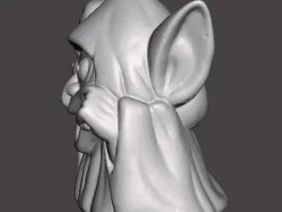 GOBLIN WITCH CHIBI HALLOWEEN VINTAGE FIGURE STATUE ORNAMENT 3D print model