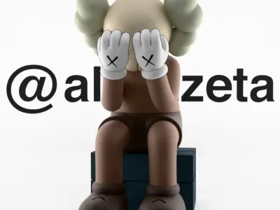 Kaws Passing Through for Print 3D print model