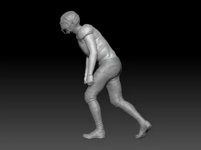 NFL PLAYER WIDE RECEIVER 3D print model