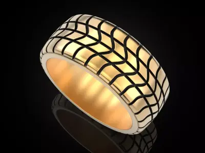 Car tires ring protector version 1 3D print model