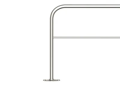  Simple Railing Low-poly 3D model